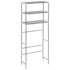 vidaXL 3-Tier Storage Rack over Laundry Machine Silver 69x28x169 cm - Image 2