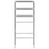 vidaXL 3-Tier Storage Rack over Laundry Machine Silver 69x28x169 cm - Image 4
