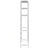 vidaXL 3-Tier Storage Rack over Laundry Machine Silver 69x28x169 cm - Image 6