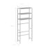 vidaXL 3-Tier Storage Rack over Laundry Machine Silver 69x28x169 cm - Image 9