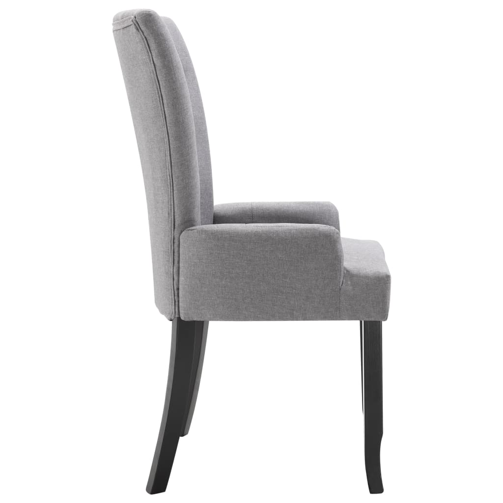 8719883565965_g_en_hd_1 vidaXL Dining Chair with Armrests Light Grey Fabric - Image 3