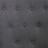 vidaXL Dining Chair with Armrests Dark Grey Fabric - Image 7