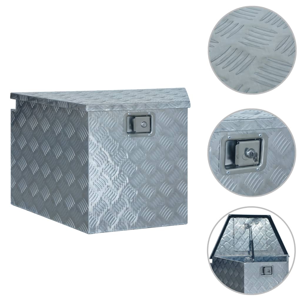8719883567556_a_en_hd_1 vidaXL Aluminium Box 737/381x410x460 mm Silver - Image 1