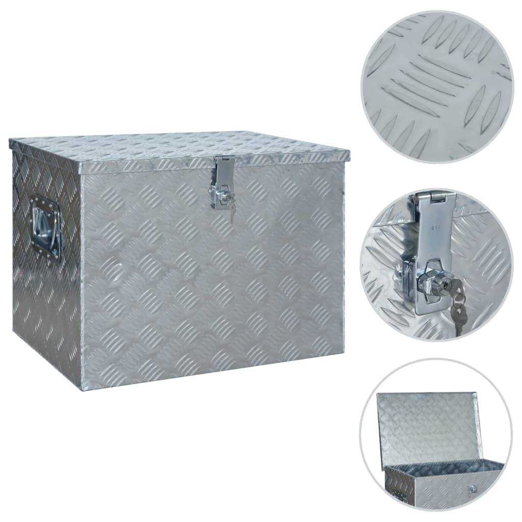 8719883567587_a_en_hd_1 vidaXL Aluminium Box 610x430x455 mm Silver - Image 1