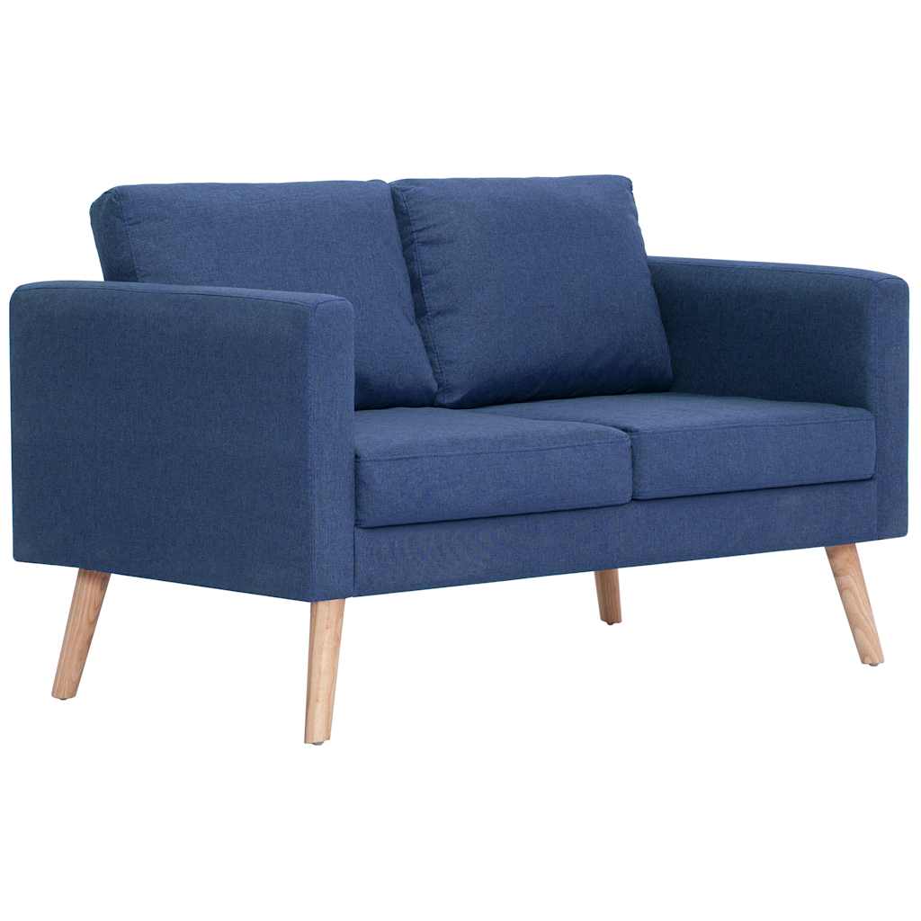 8719883569598_a_en_hd_1 vidaXL 2-Seater Sofa Fabric Blue - Image 2