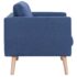 vidaXL 2-Seater Sofa Fabric Blue - Image 5