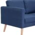 vidaXL 2-Seater Sofa Fabric Blue - Image 6