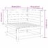 vidaXL 2-Seater Sofa Fabric Blue - Image 8
