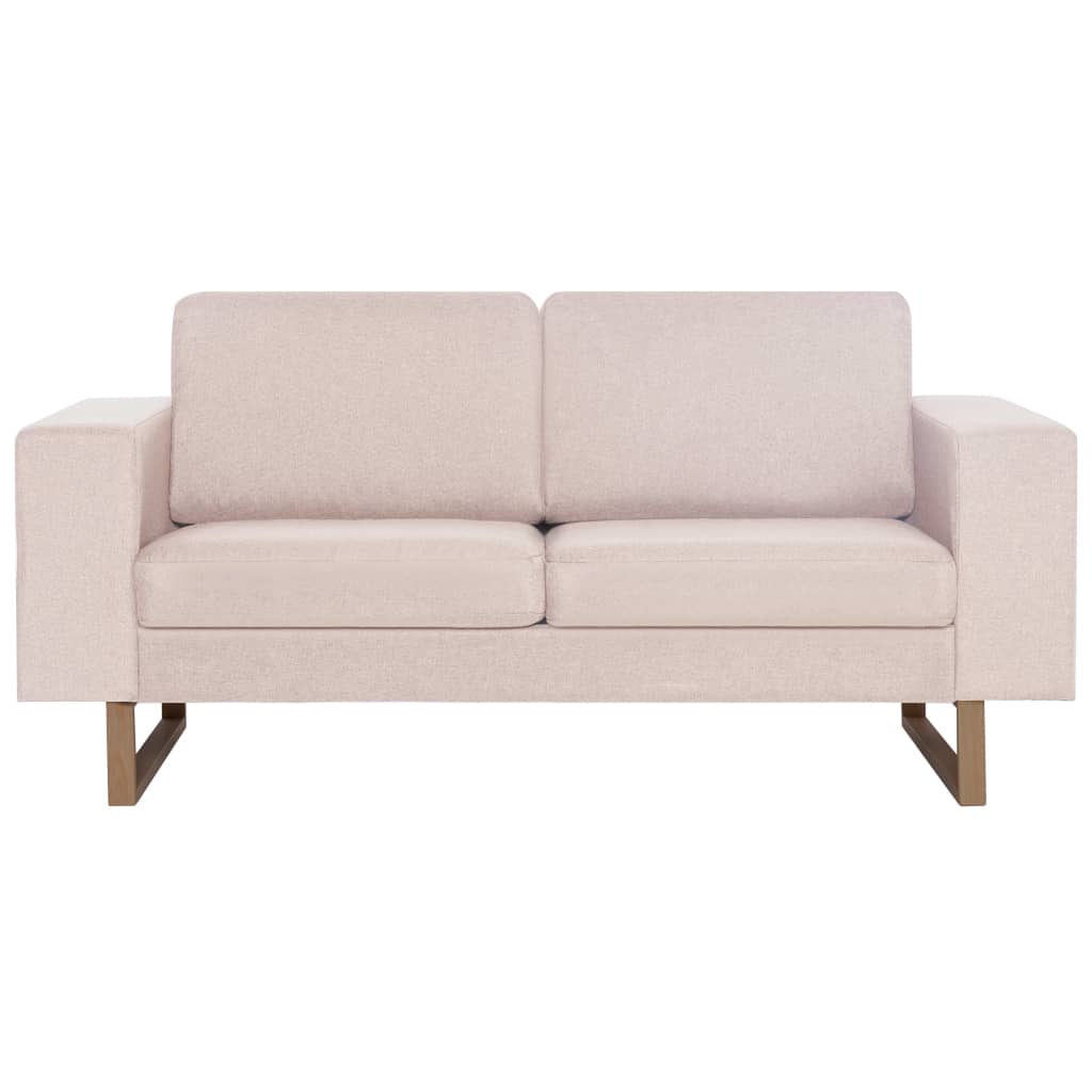 8719883569857_g_en_hd_1 vidaXL 2-Seater Sofa Fabric Cream - Image 3