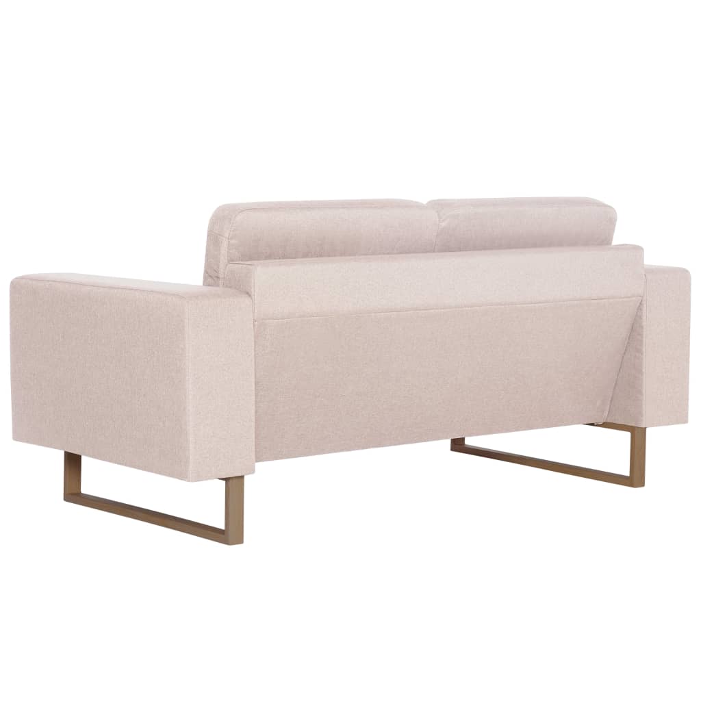 8719883569857_g_en_hd_2 vidaXL 2-Seater Sofa Fabric Cream - Image 4