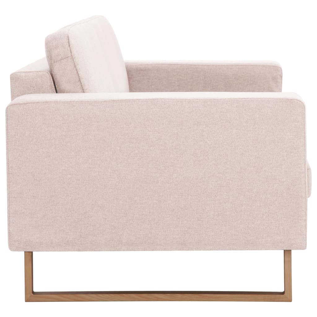 8719883569857_g_en_hd_3 vidaXL 2-Seater Sofa Fabric Cream - Image 5