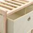vidaXL Storage Racks with 5 Fabric Baskets 2 pcs Beige Cedar Wood - Image 6