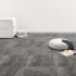 vidaXL Self-adhesive PVC Flooring Planks 5.11 m? Black with Pattern