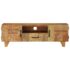 vidaXL Hand Carved TV Cabinet 120x30x40 cm Solid Reclaimed Wood - Image 2