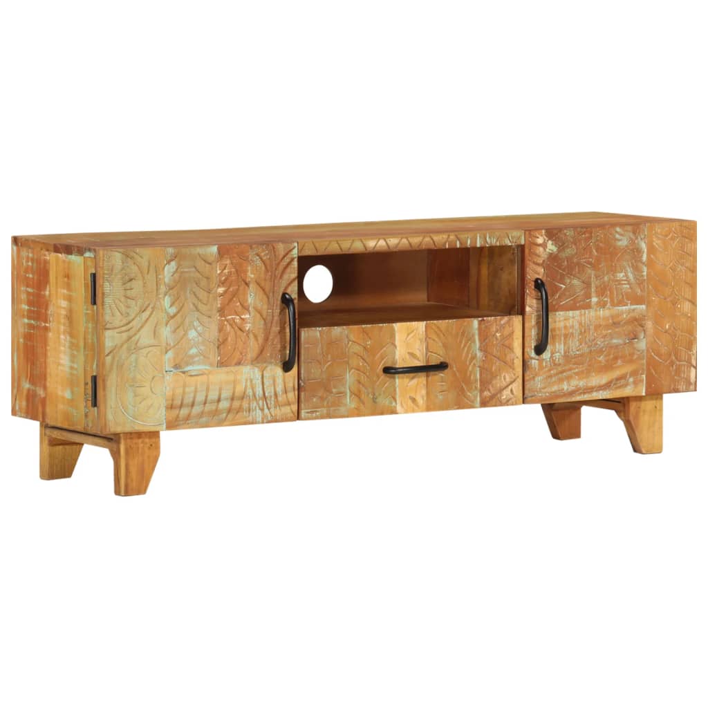 8719883570457_g_en_hd_10 vidaXL Hand Carved TV Cabinet 120x30x40 cm Solid Reclaimed Wood - Image 12