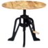 vidaXL Side Table 60x(46-63) cm Solid Mango Wood and Cast Iron - Image 10
