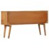 vidaXL Sideboard with Printed Pattern 130x30x70 cm Solid Mango Wood - Image 5