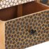 vidaXL Sideboard with Printed Pattern 130x30x70 cm Solid Mango Wood - Image 7
