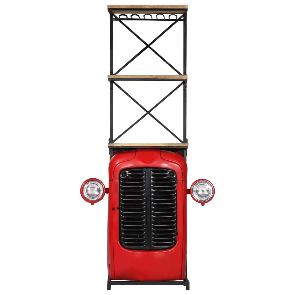 8719883570822_g_en_hd_1 vidaXL Tractor Wine Cabinet 49x31x172 cm Solid Wood Mango - Image 2