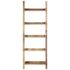 vidaXL Ladder Shelf Brown 75x37x205 cm Solid Mango Wood - Image 2