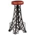 vidaXL Bar Stools 2 pcs Real Leather - Image 11