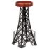 vidaXL Bar Stools 2 pcs Real Leather - Image 9