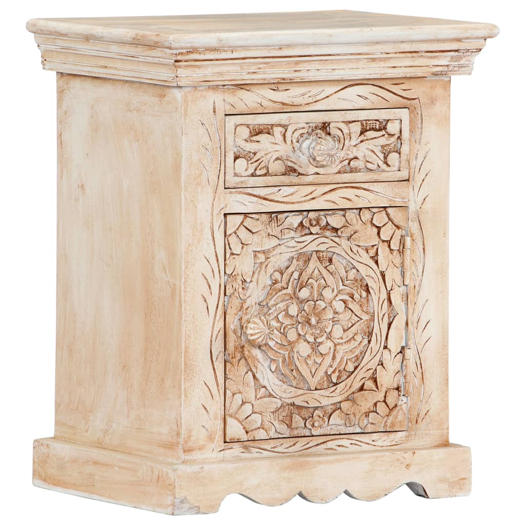 8719883571584_a_en_hd_1 vidaXL Bedside Cabinet 40x30x50 cm Solid Mango Wood - Image 1
