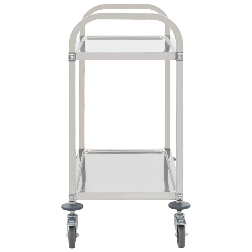 8719883571614_g_en_hd_2 vidaXL 2-Tier Kitchen Trolley 95x45x83.5 cm Stainless Steel - Image 3