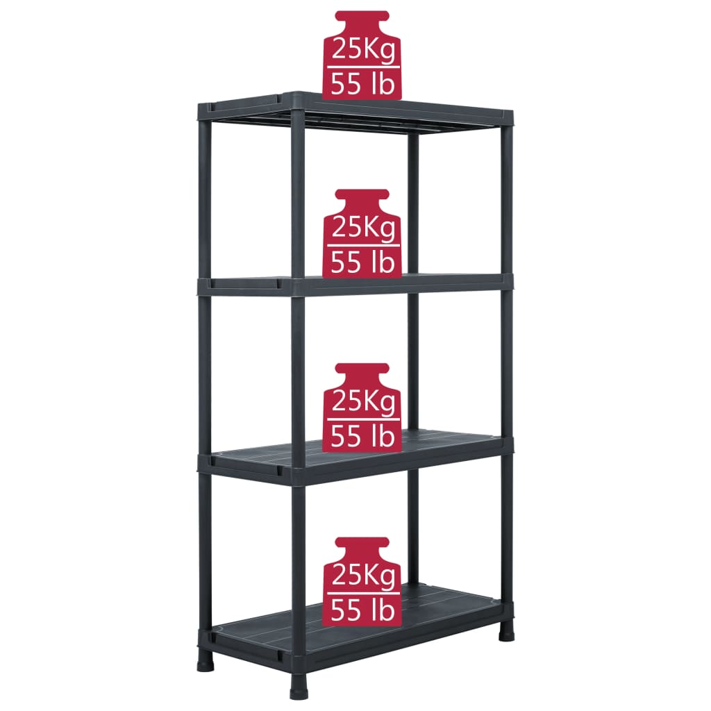 8719883571720_g_en_hd_7 vidaXL Storage Shelf Racks 5 pcs Black 60x30x138 cm Plastic - Image 9