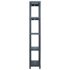 vidaXL Storage Shelf Racks 5 pcs Black 125 kg 60x30x180 cm Plastic - Image 5