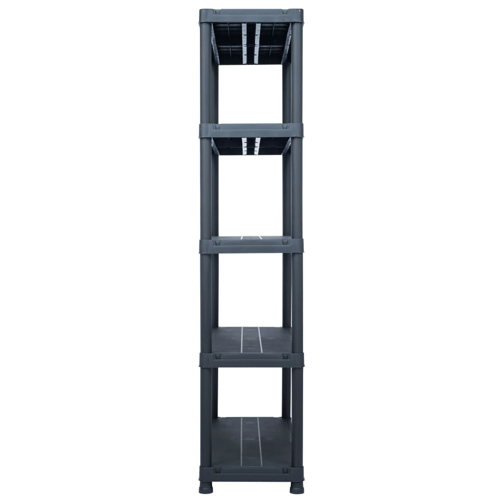 8719883572666_g_en_hd_3 vidaXL Storage Shelf Racks 2 pcs Black 250 kg 80x40x180 cm Plastic - Image 5