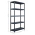 vidaXL Storage Shelf Racks 2 pcs Black 250 kg 80x40x180 cm Plastic - Image 10