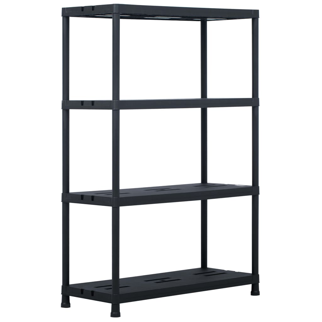 8719883572680_g_en_hd_1 vidaXL Storage Shelf Racks 2 pcs Black 220 kg 90x40x138 cm Plastic - Image 2