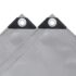 vidaXL Tarpaulin 650 g/m² 5x6 m Grey - Image 4