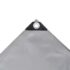 vidaXL Tarpaulin 650 g/m² 6x8 m Grey - Image 3
