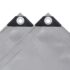 vidaXL Tarpaulin 650 g/m² 6x8 m Grey - Image 4