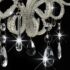 vidaXL Ceiling Lamp with Beads White Round E14 - Image 6