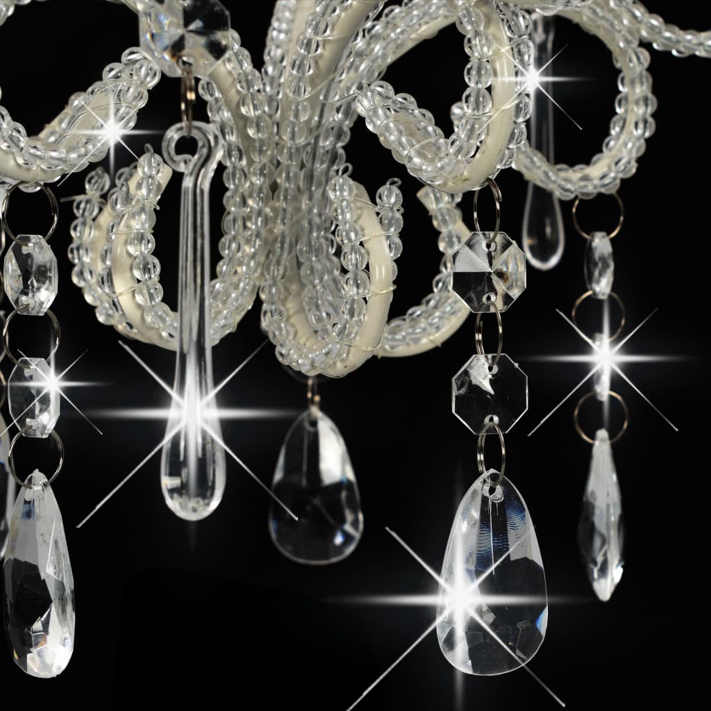 8719883573168_g_en_hd_5 vidaXL Ceiling Lamp with Beads White Round E14 - Image 6