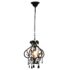 vidaXL Ceiling Lamp with Beads Black Round E14 - Image 3
