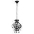 vidaXL Ceiling Lamp with Beads Black Round E14 - Image 4