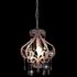 vidaXL Ceiling Lamp with Beads Pink Round E14 - Image 2