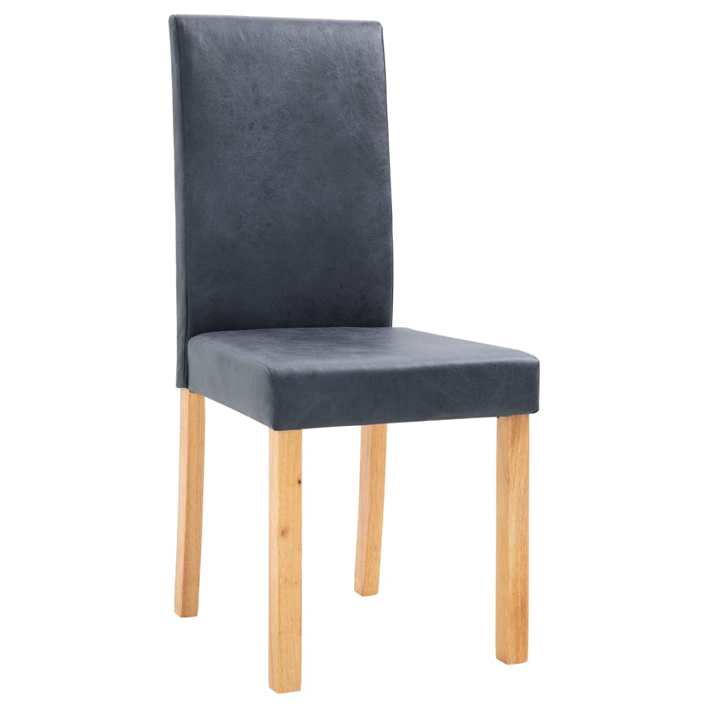 8719883574004_g_en_hd_2 vidaXL Dining Chairs 2 pcs Grey Faux Suede Leather - Image 4