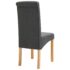 vidaXL Dining Chairs 2 pcs Grey Fabric - Image 6