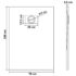 vidaXL Shower Base Tray SMC White 100x70 cm - Image 6