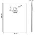 vidaXL Shower Base Tray SMC White 100x80 cm - Image 6