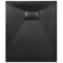 vidaXL Shower Base Tray SMC Black 90x70 cm - Image 4