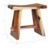 vidaXL Stool Solid Suar Wood and Polyresin - Image 8