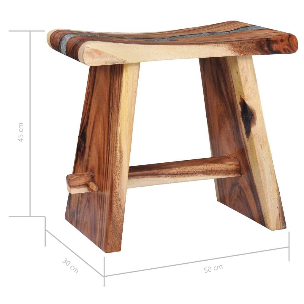 8719883581484_g_en_hd_7 vidaXL Stool Solid Suar Wood and Polyresin - Image 8