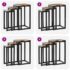 vidaXL Nesting Tables 3 pcs Solid Teak Wood and Polyresin - Image 7