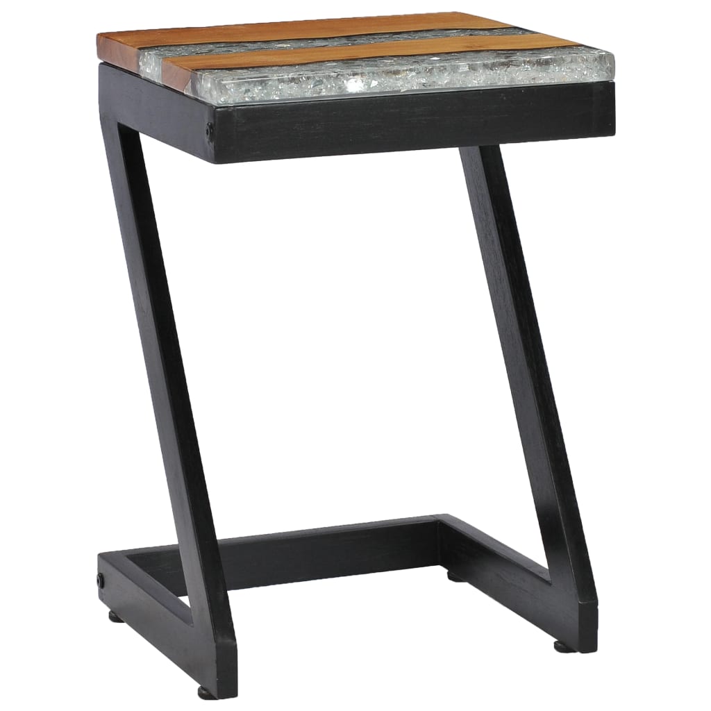 8719883581507_g_en_hd_10 vidaXL Coffee Table 30x30x50 cm Solid Teak Wood and Polyresin - Image 11